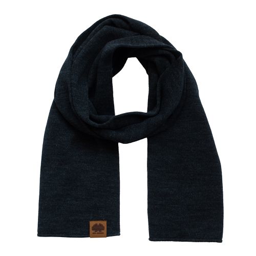 EHC Biel-Bienne Schal gestrickt grau