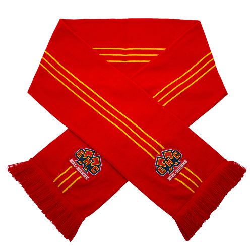 EHC Biel-Bienne Schal gestrickt Streifen